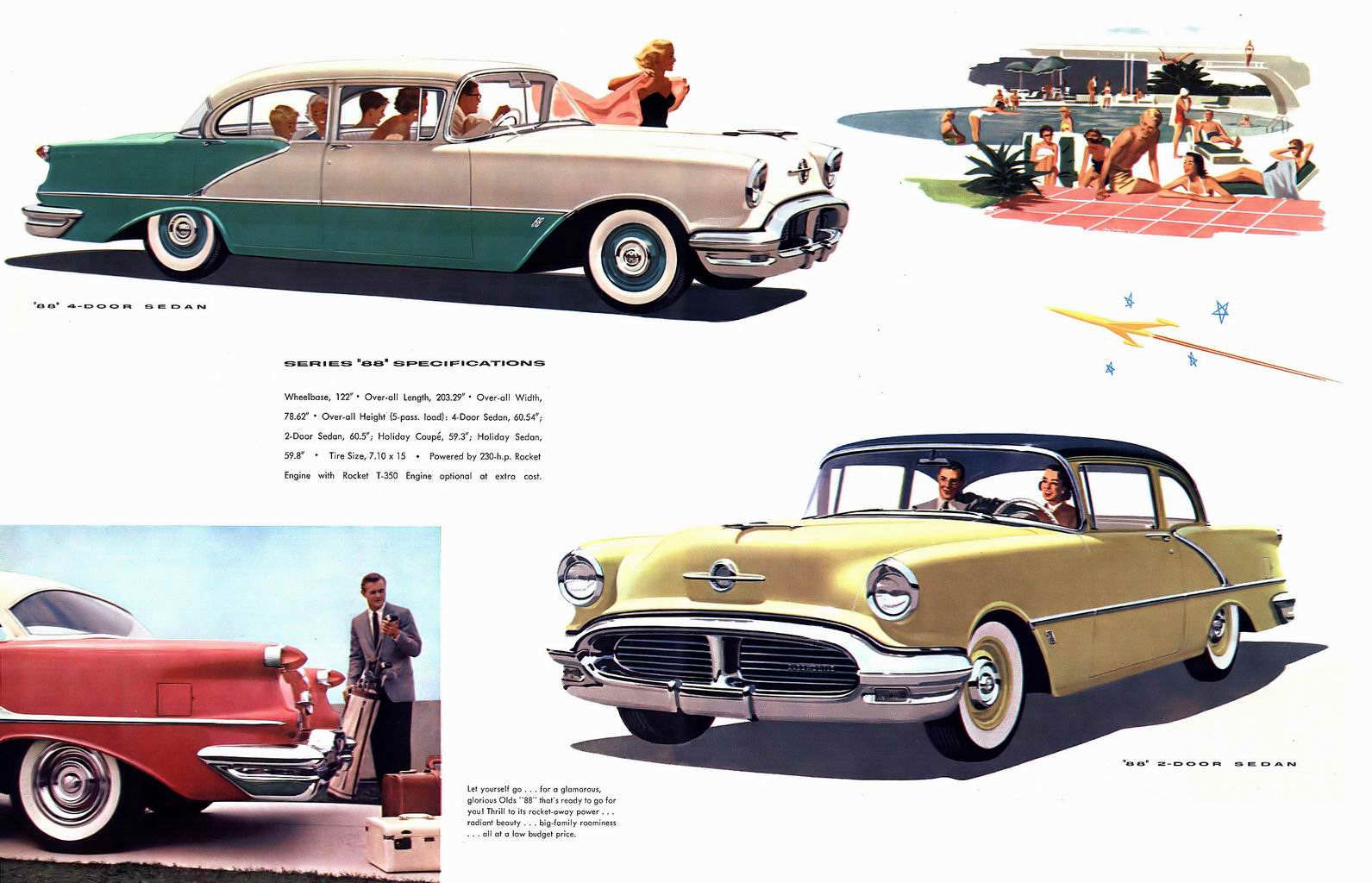 1956 Oldsmobile Motor Cars Brochure Page 15
